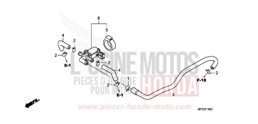 VALVE COMMANDE INJECTION D'AIR CB600FC de 2012